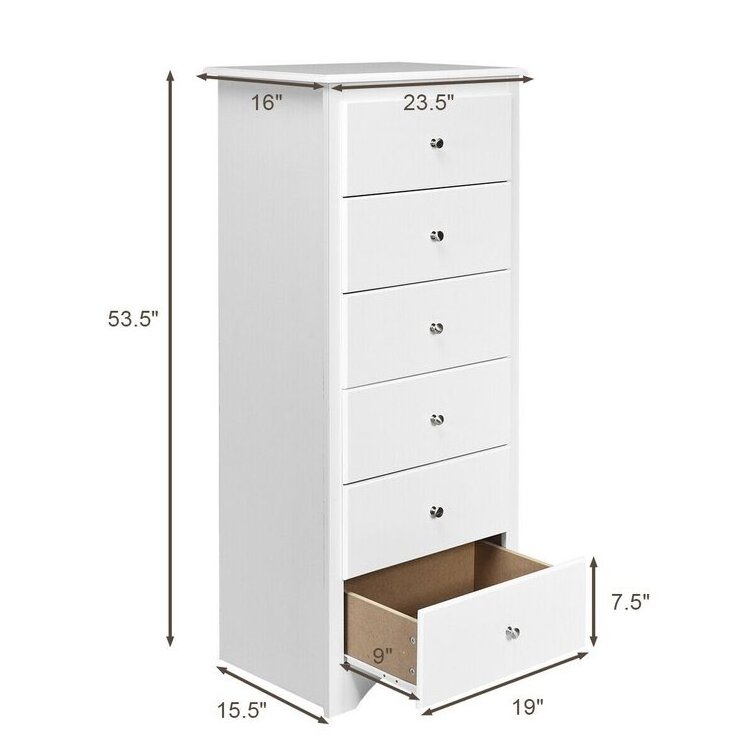 Luxury Style Storage Cabinet Bedroom Multi Drawer Chest of Drawers Organizer Storage Box Drawers