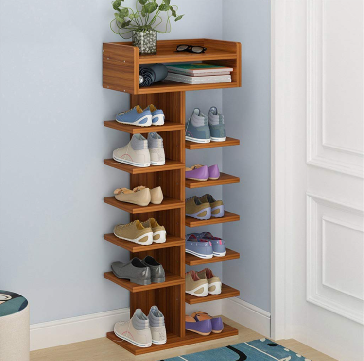 Shoe Rack with 7 Tier Shelves of A Tree Shape