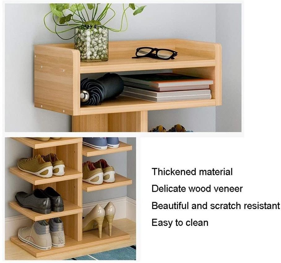 Shoe Rack with 7 Tier Shelves of A Tree Shape