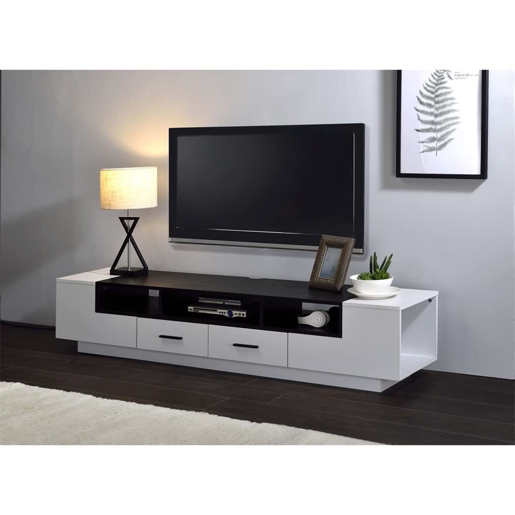 TV Stand Cabinet TV Unit Wooden TV Bench Modern Storage Cabinet for Living Room