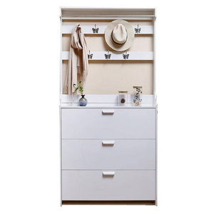 Bedroom White Modern Wooden Shoe Racks For Closets Cabinet