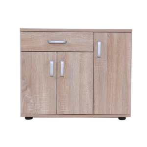 storage cabinet with 3 doors and 1 drawer oak chest of drawer