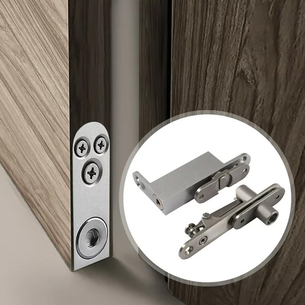 Invisible Hidden Pivot Door Hinges Shaft Heavy Duty Self Closing Swing Door Pivot Hinge Stainless Steel Door Closer