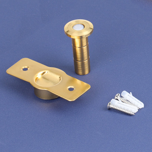 Concealed Magnetic Brass Door Stops Soft-lock Hidden Floor Mounted Door Stop Door Hardware