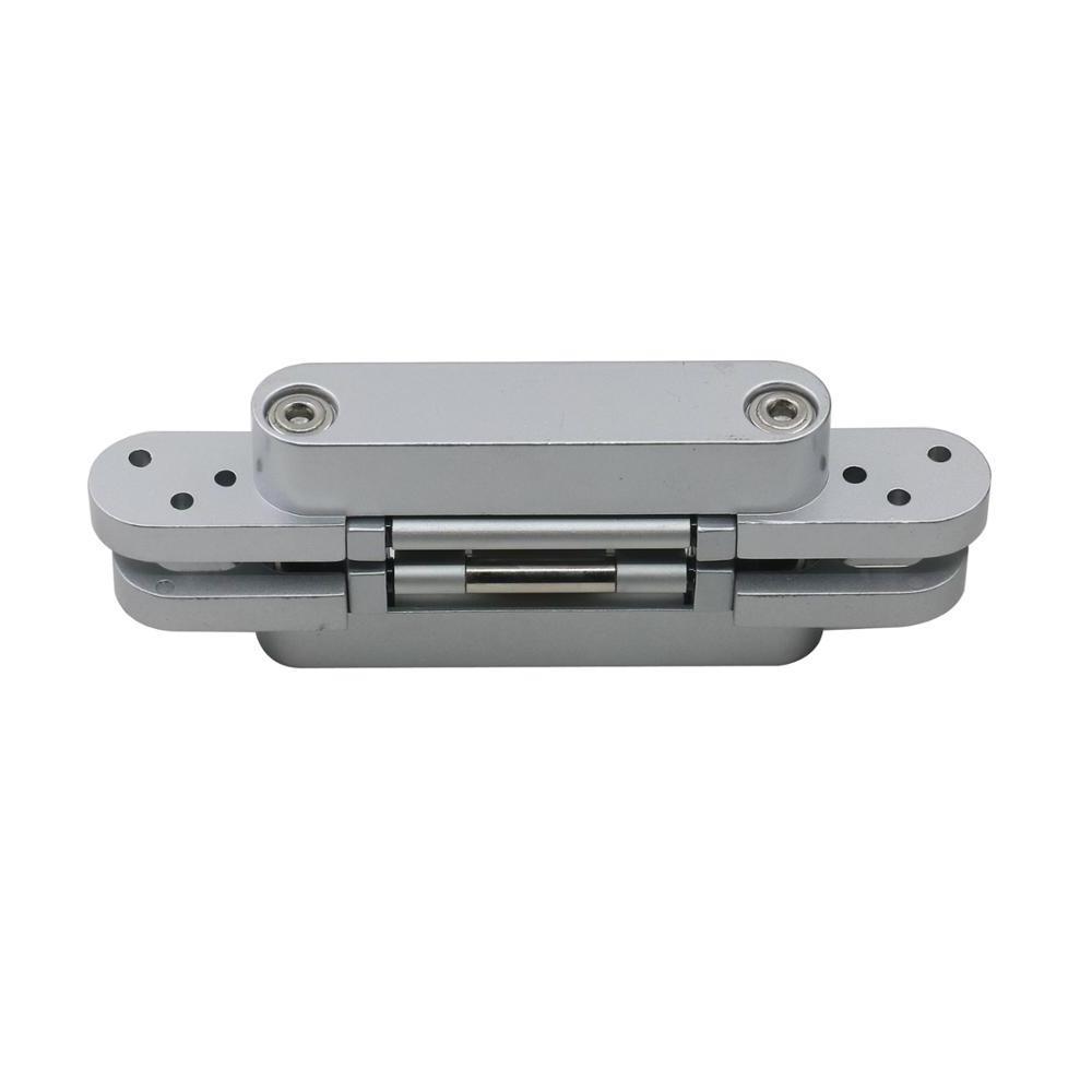 Invisible Hinge Heavy Duty Zinc Alloy Concealed Hidden 180 Degree Swing Hinge 3 Way Adjustable door Hinge