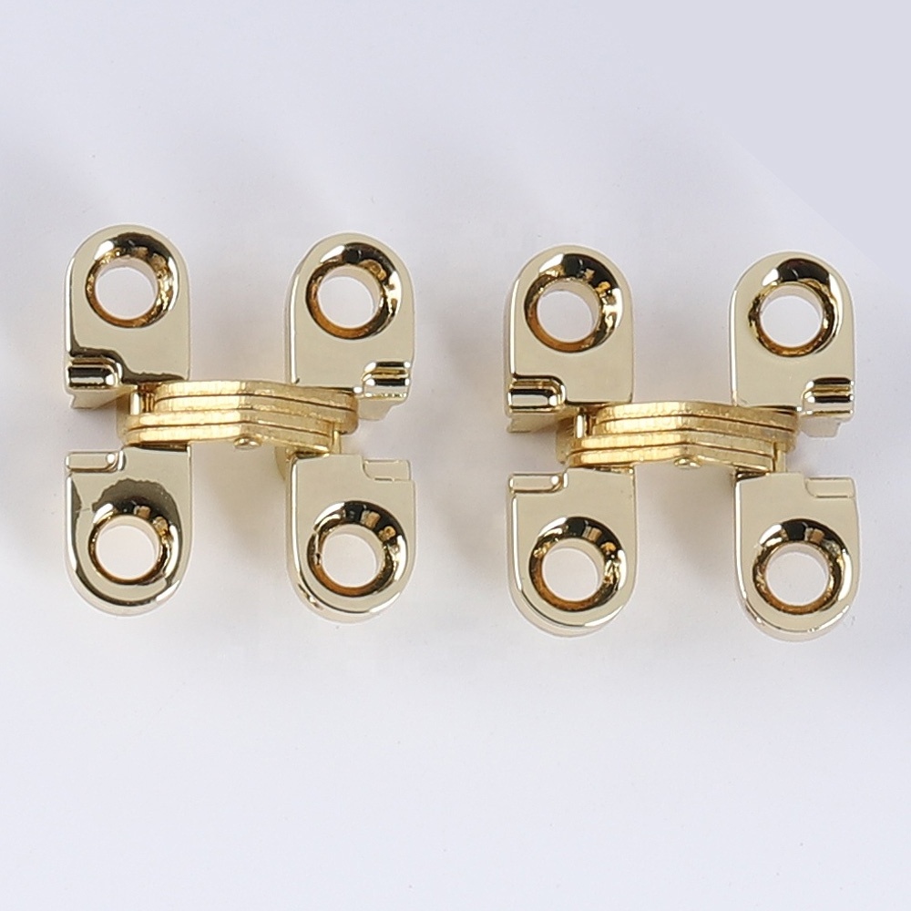 Furniture Cabinet Hidden Door Hinge Kitchen Cabinet Folding Hidden Brass Hinges for Jewelry Box