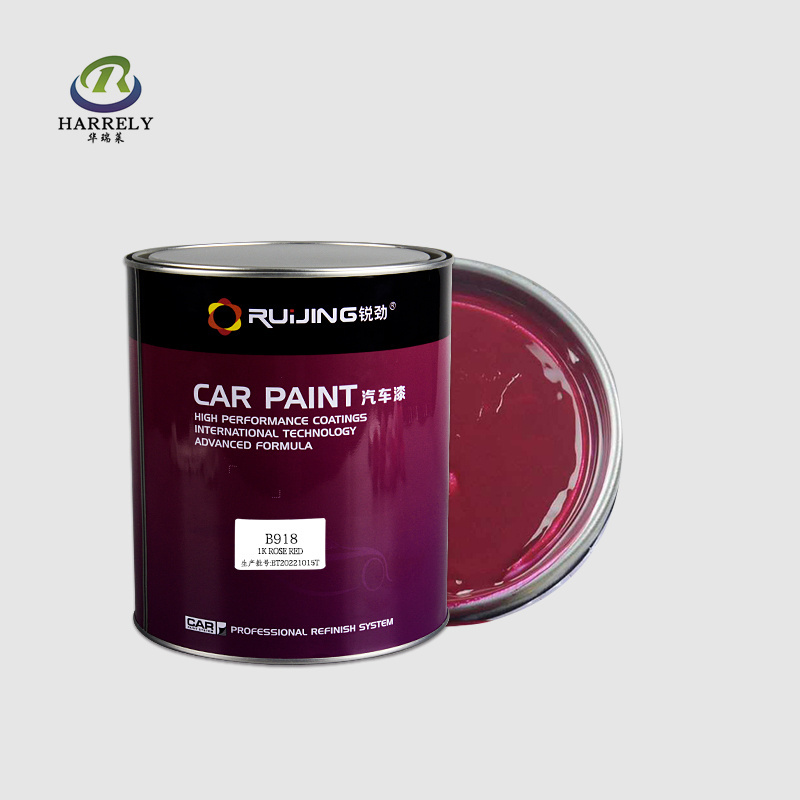 1K auto rose red automotive coating acrylic spray OEM manufacture car paint