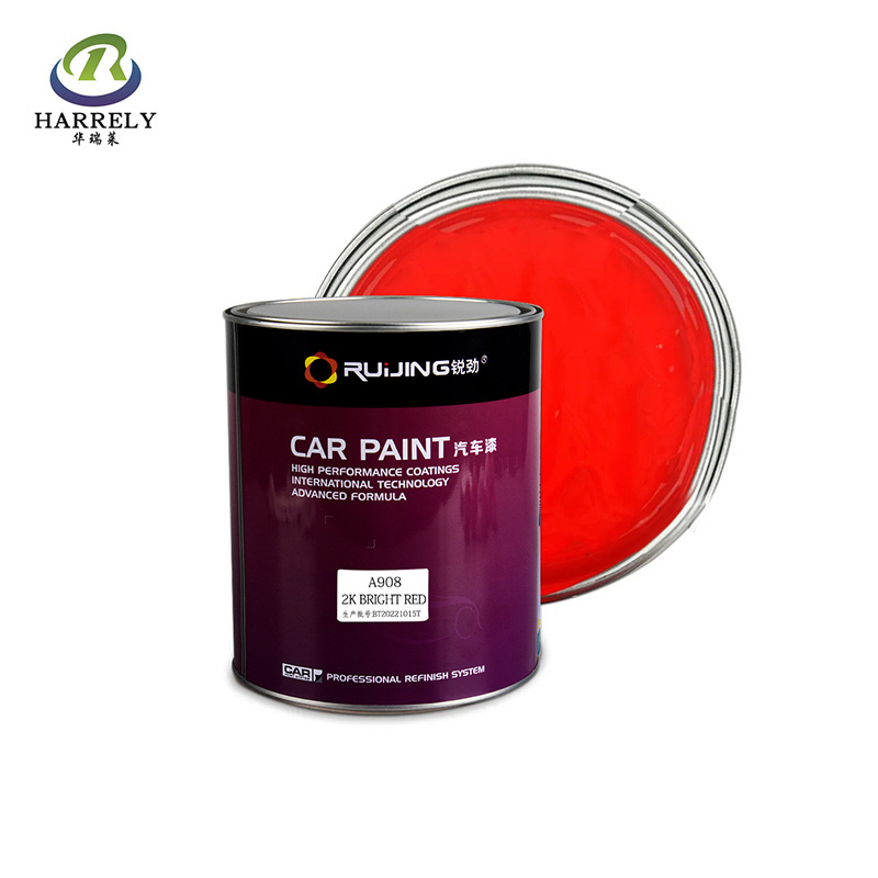 2K auto bright red lacquer resin auto paint acrylic spray paint car paint