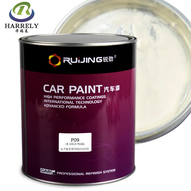 1K auto gold pearl auto refinish paint acrylic spray paint car paint