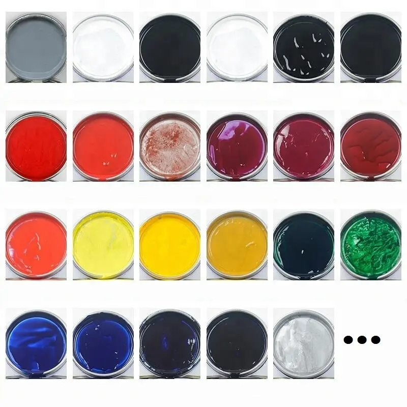 1K auto transparent red brilliant glossy coating & paint body repair car paint