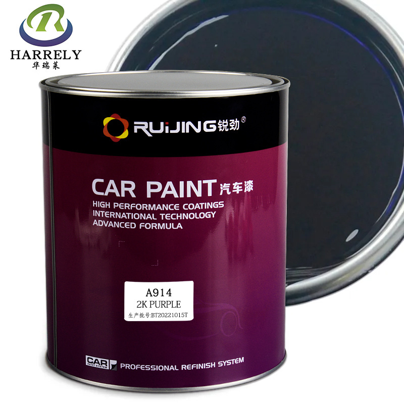 2K auto purple glossy auto refinish repairing paint acrylic spray car paint