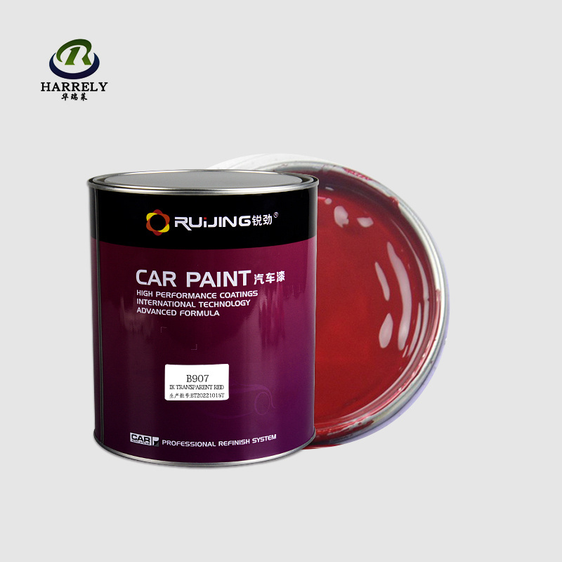 1K auto transparent red brilliant glossy coating & paint body repair car paint