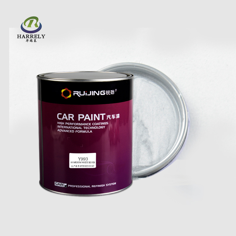 1K auto medium white silver car body chrome paint acrylic car paint