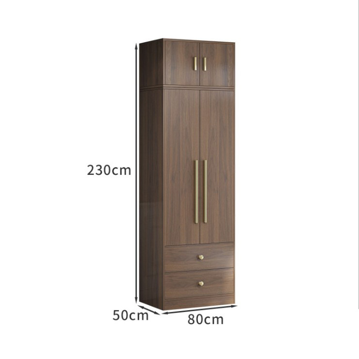 Bedroom Storage Cabinet Simple Solid Wood Wardrobe Household Living Room furniture wardrobe