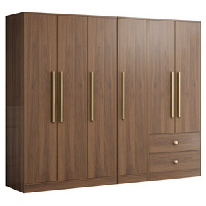 Bedroom Storage Cabinet Simple Solid Wood Wardrobe Household Living Room furniture wardrobe