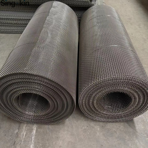 High quality SS304 stainless steel wire mesh crimp wire mesh for filter cylinder