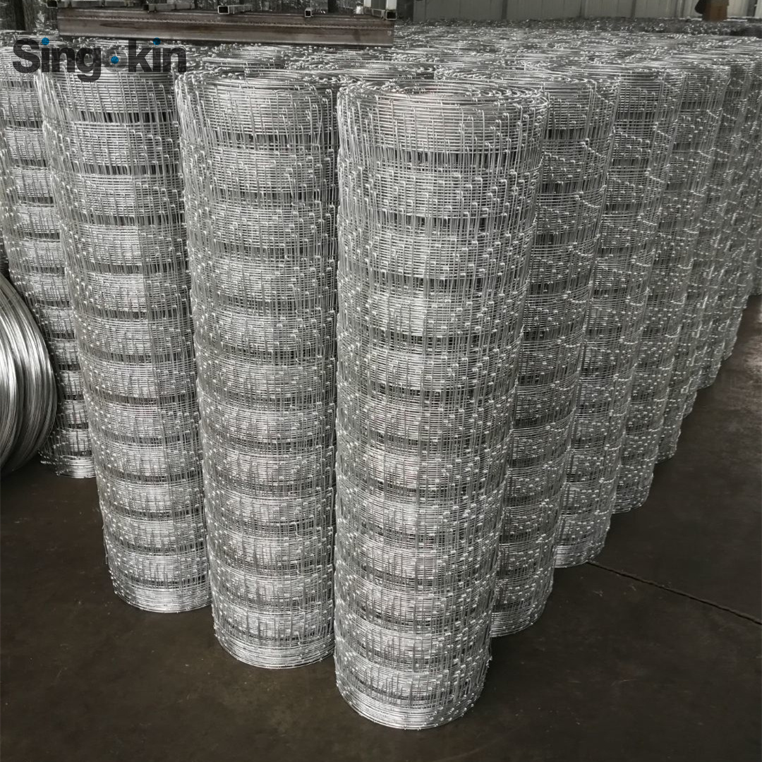 hot dip galvanized farm fence eazy installed farm fencing wire mesh roll 50pmtr