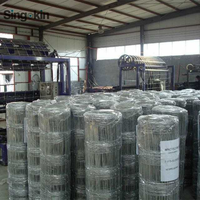 hot dip galvanized farm fence eazy installed farm fencing wire mesh roll 50pmtr