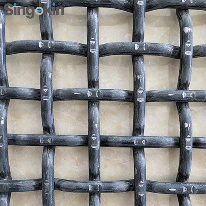 high tensile 65mn steel AISI Standard stainless steel 304 316 Wire Mesh wiremesh crimped mesh