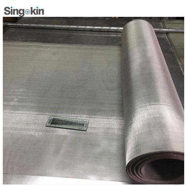 120 micron 304 stainless steel grid mesh woven metal fabric used in filtering