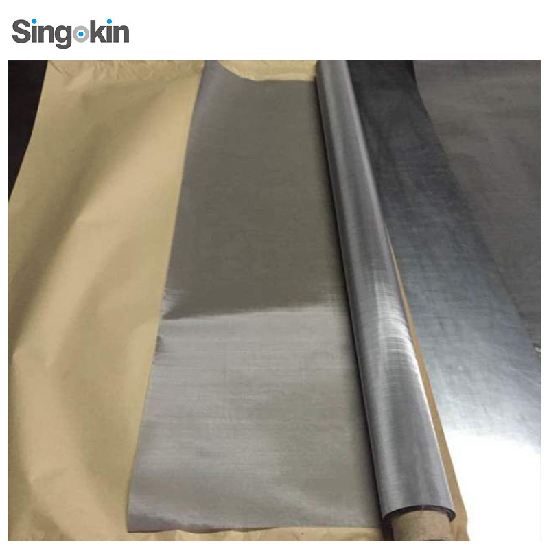 120 micron 304 stainless steel grid mesh woven metal fabric used in filtering