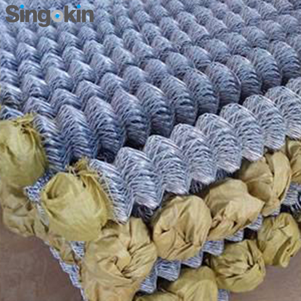 wholesale used commercial fencing 2.5mm 3mm galvanized chain link wire mesh fence poles parts jamaica