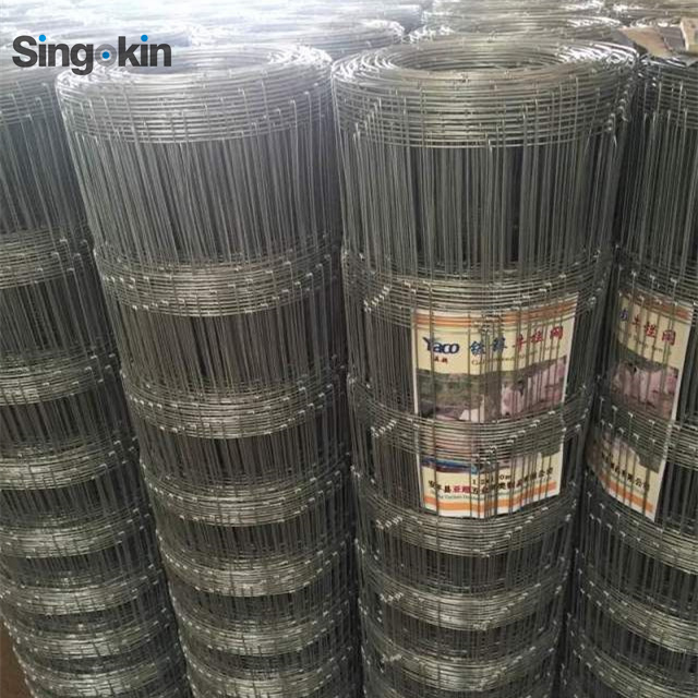 hot dip galvanized farm fence eazy installed farm fencing wire mesh roll 50pmtr