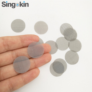 Free sample SUS304 Stainless steel screen mesh Disk of 4.5mm 5mm filter disc screen/metal disc filter price