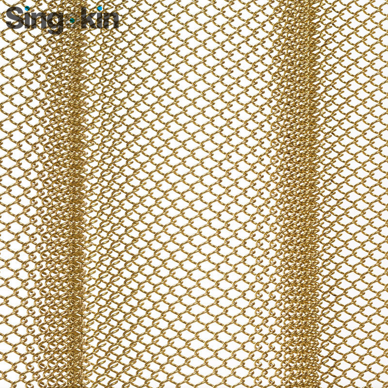 Stainless Steel Chain Mail Ring Metal Drapery Wall Drapery Ceiling Drapery Fabric