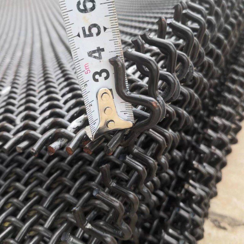 65Mn Heavy Duty Spring Steel Crimped Woven Wire Mesh for Vibrating Screen