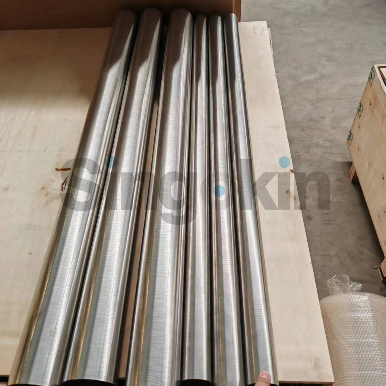 SS304 Stainless Steel wedge wire pipe 50 75 micron Johnson pipe screen