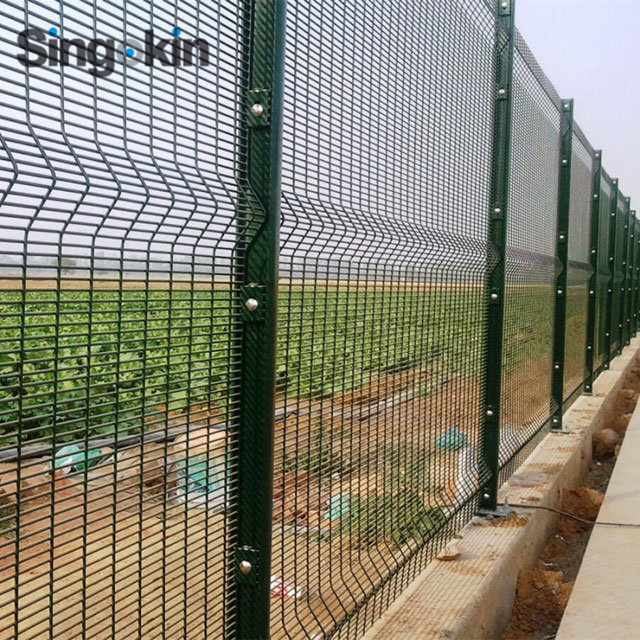 High Security Fence Clear view Galvanized Panels 358 Fence Prison Clear View Anti Climb Fence