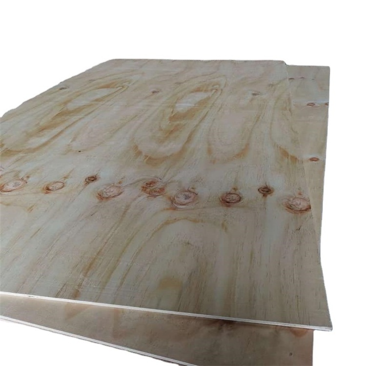 1220mm x 2440mm x 18mm Construction Grade Marine Plywood Waterproof Phenolic Glue CDX Pine Plywood For Roofing