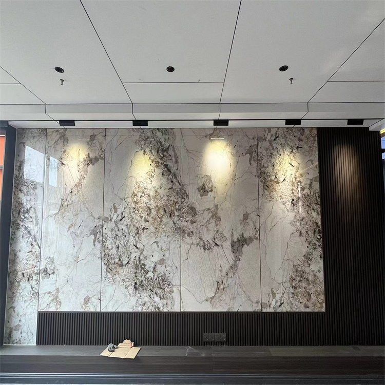 Marble Grain Carbon Crystalic Board Bamboo Charcoal Decoration Panel Carbon Rock Board Carbon Crystal Wall Panel