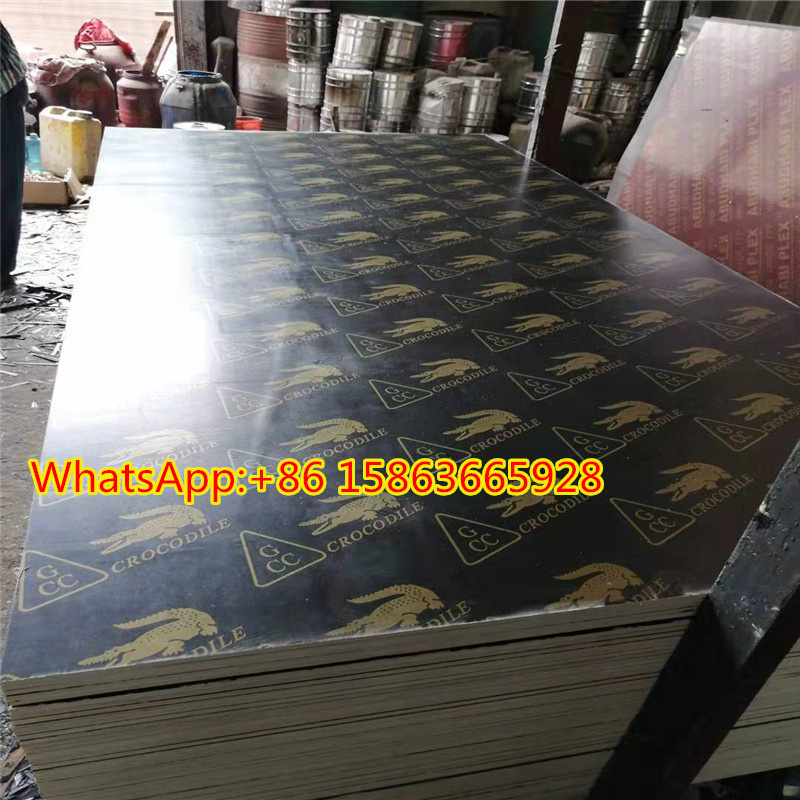 Cheap price 15mm 16mm 16.5mm 17mm 17.5mm 18mm laminated marine shuttering film faced plywood for construction board