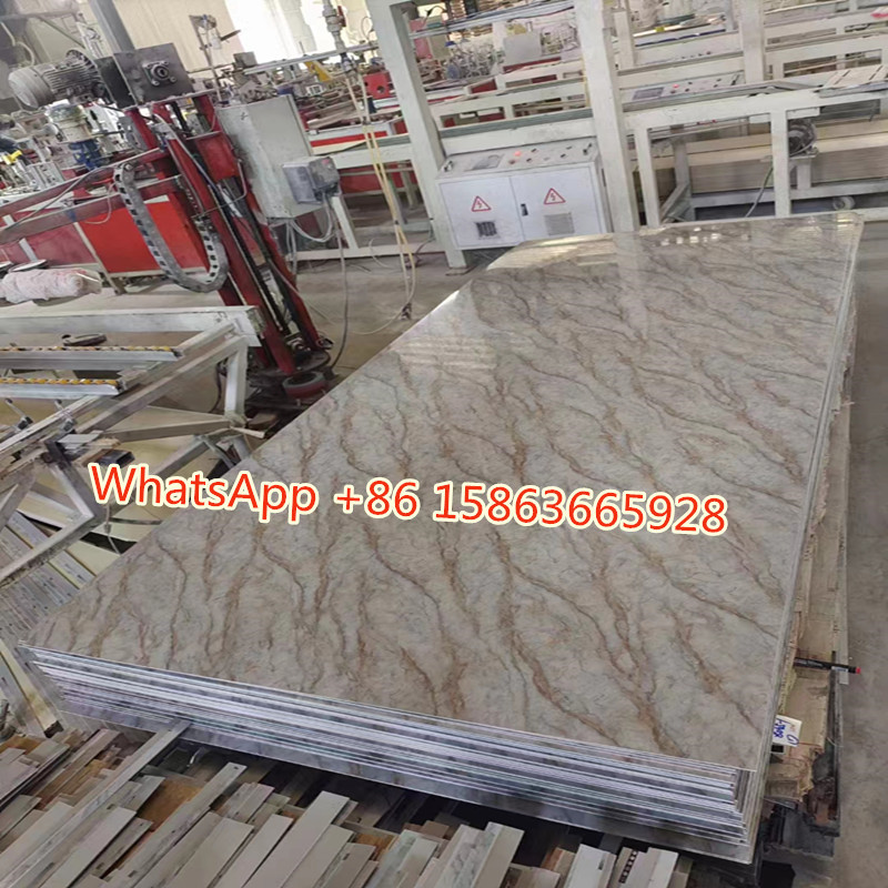 pvc carbon slate marble board pvc uv marble sheet wall paneling sheet SPC Wall Panel