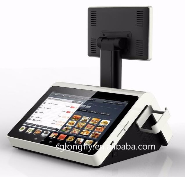 LongFly OEM/ODM electronic cash register with built-in 80mm thermal printer with auto cutter