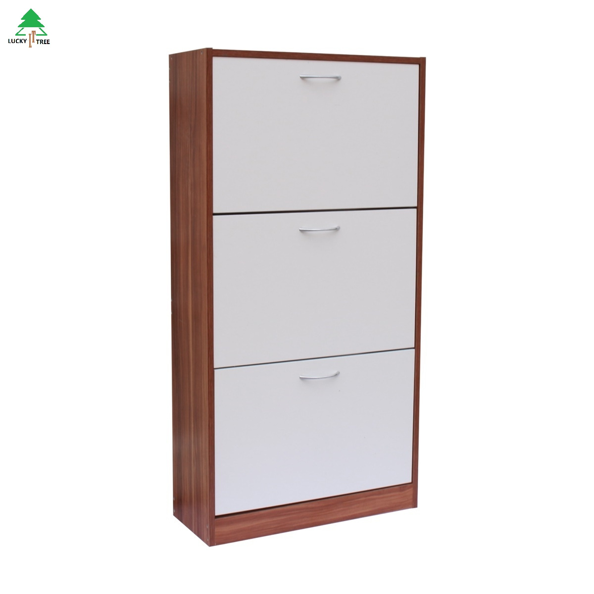 Hidden Stackable Shoe Storage Cabinet Three Door Shoe Cabinet Space Saving Shoe Rack Living Room Furniture