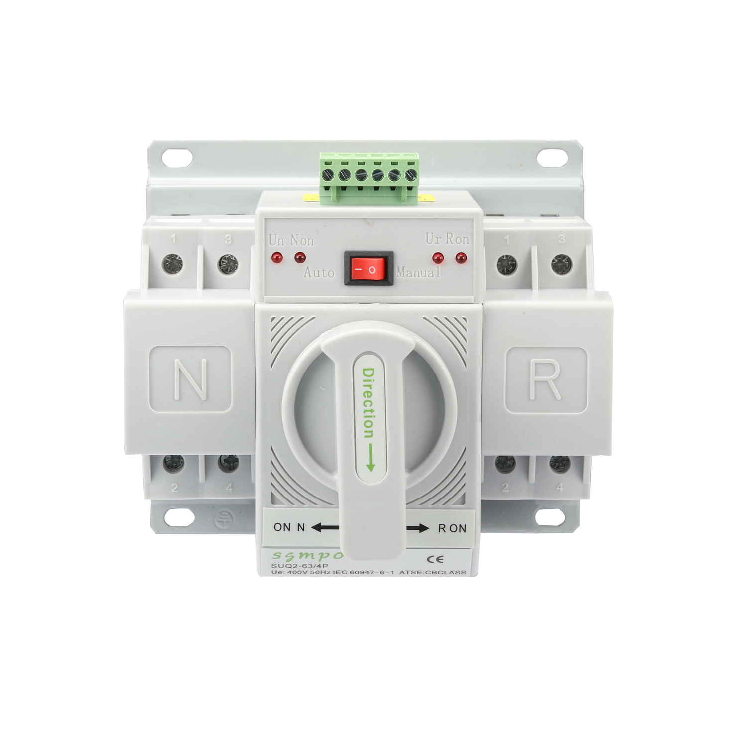 Dual Power Automatic Manual Transfer Switch SUQ2-63 2P 16A 20A 32A 40A 63A ATS Changeover Switching  Automatic Transfer Switch