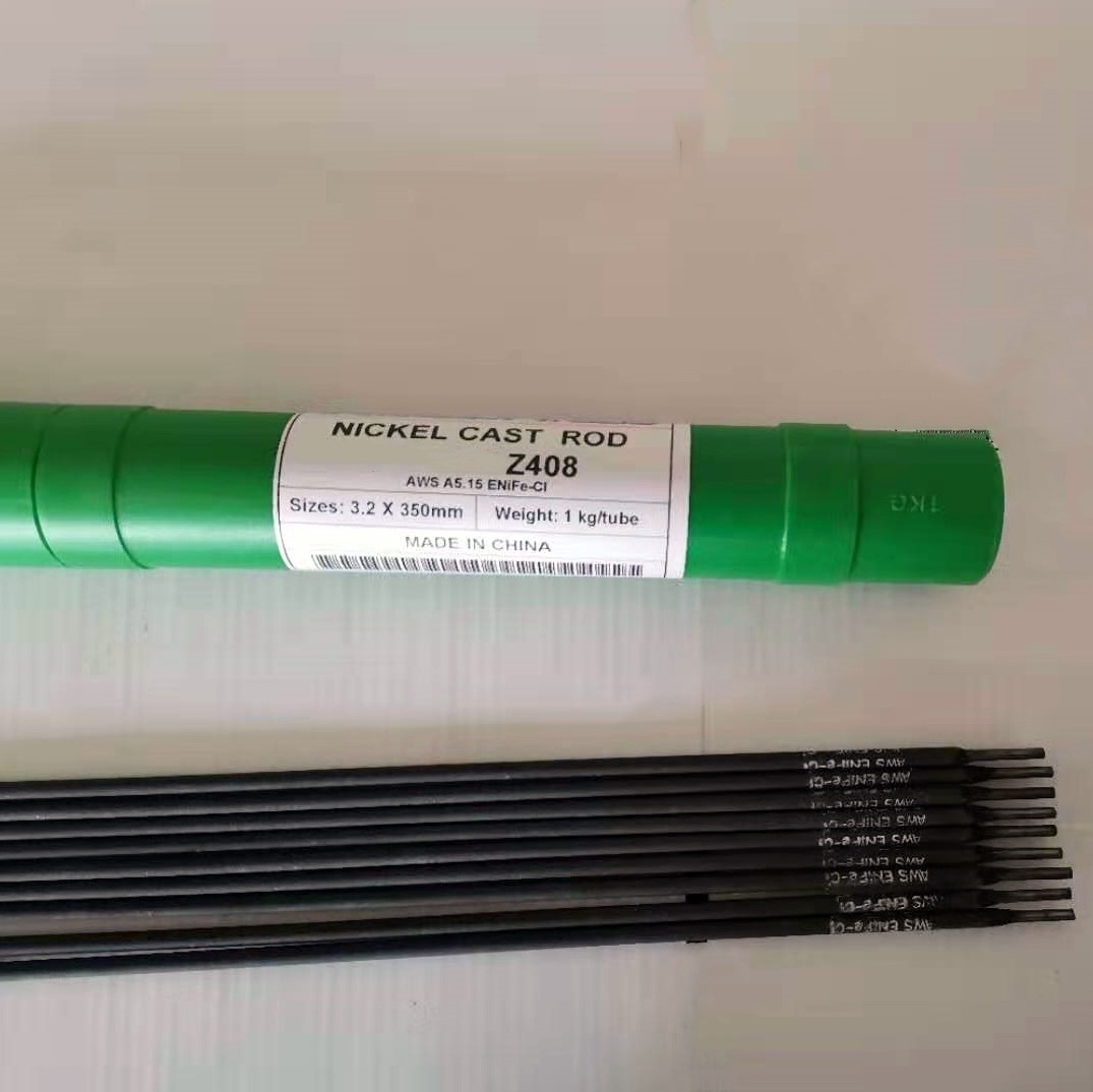 AWS A5.15 ENi-C1 ENiFe-C1 EC1 Z208 Z308 Z408 Ni55 Ni99 Cast Iron Welding Electrodes Rod