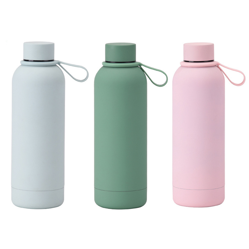 personalized drink large portable 1 liter stainless steel hip flask water bottle with custom color