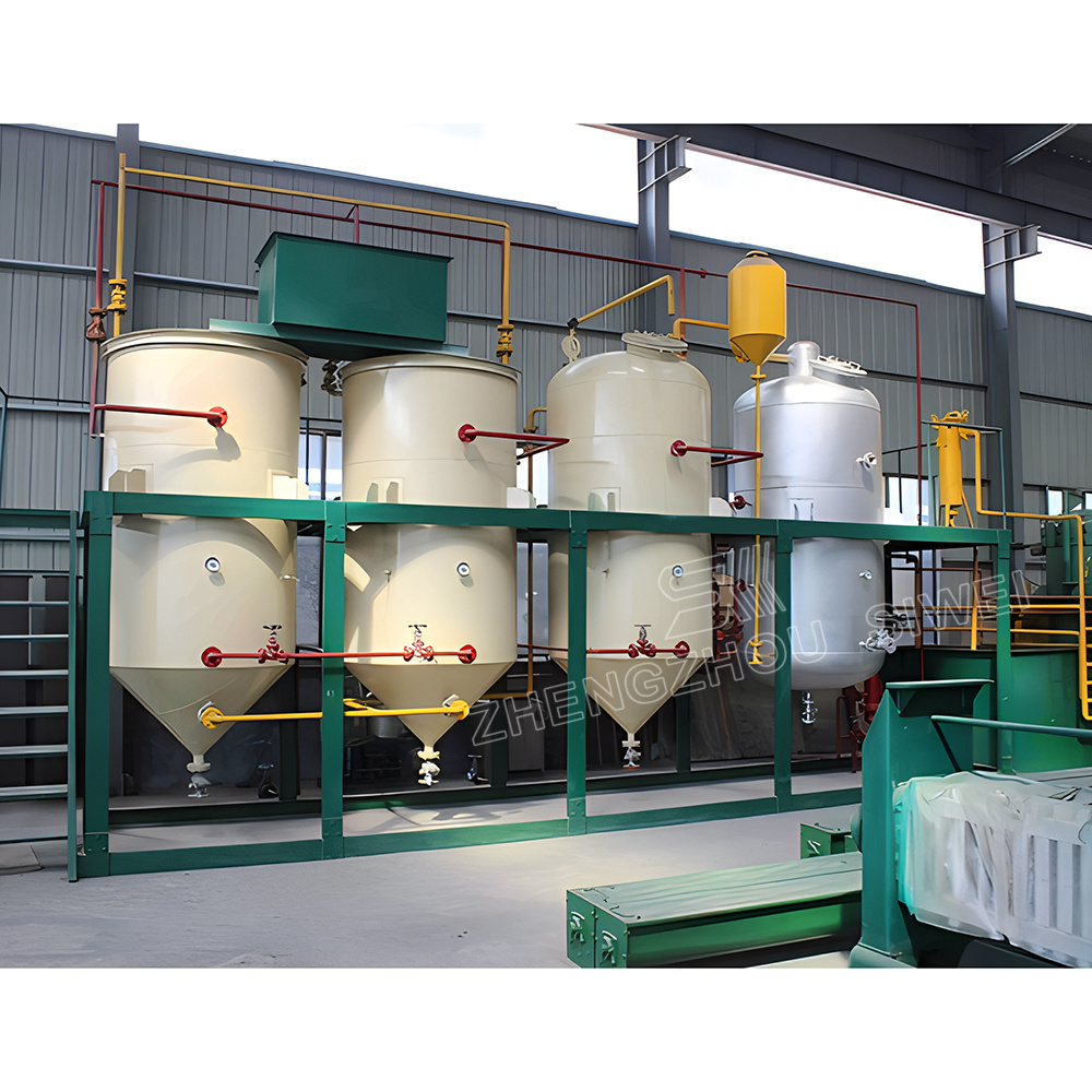 Soybean sunflower seed mini cooking oil machine mini cooking oil refinery machine crude oil refinery plant for sale