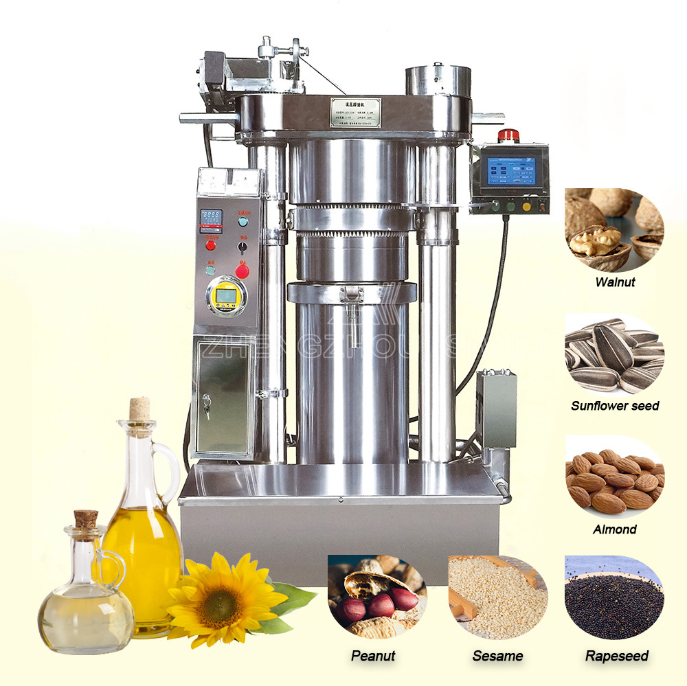 multifunctional sesame rapeseed  hydraulic oil press machine /oil mill cold oil press hydraulic type for sale