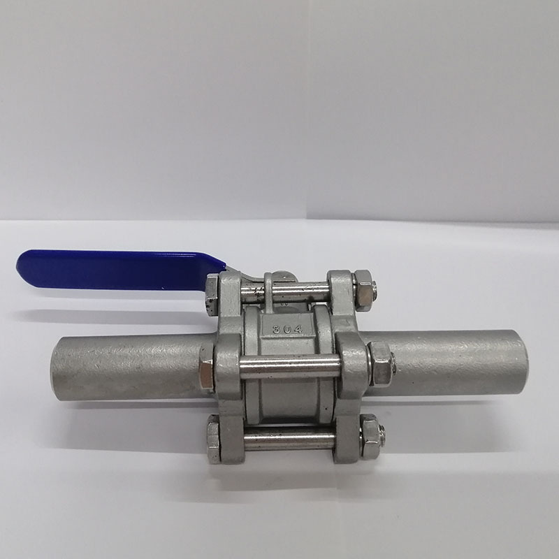 1000WOG/1000PSI/PN64 3PC Extended Butt Weld  Ball Valve SS304/SS316  Stainless Steel Valve Valvula