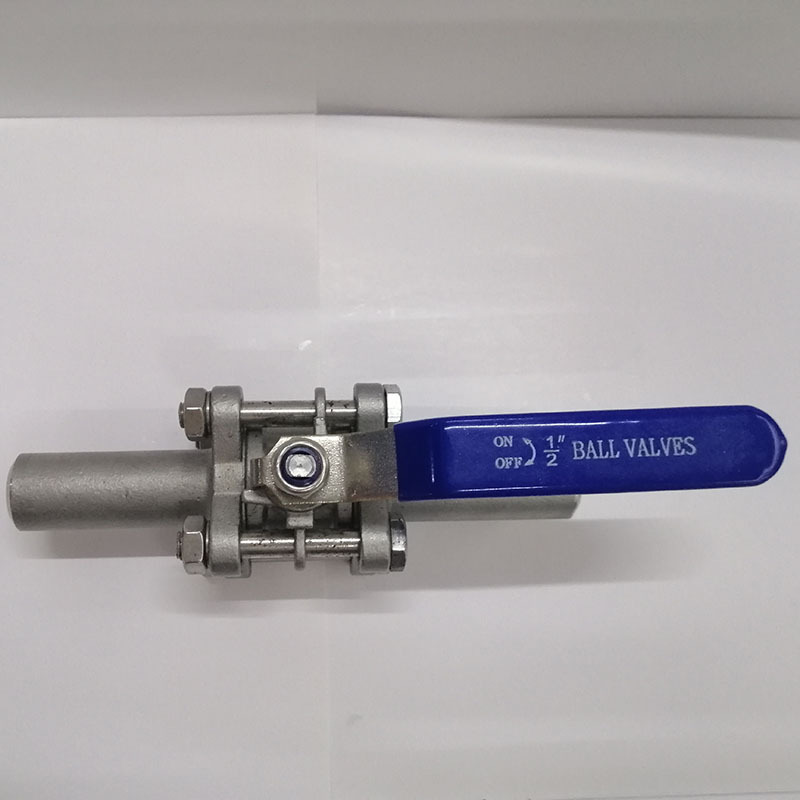 1000WOG/1000PSI/PN64 3PC Extended Butt Weld  Ball Valve SS304/SS316  Stainless Steel Valve Valvula