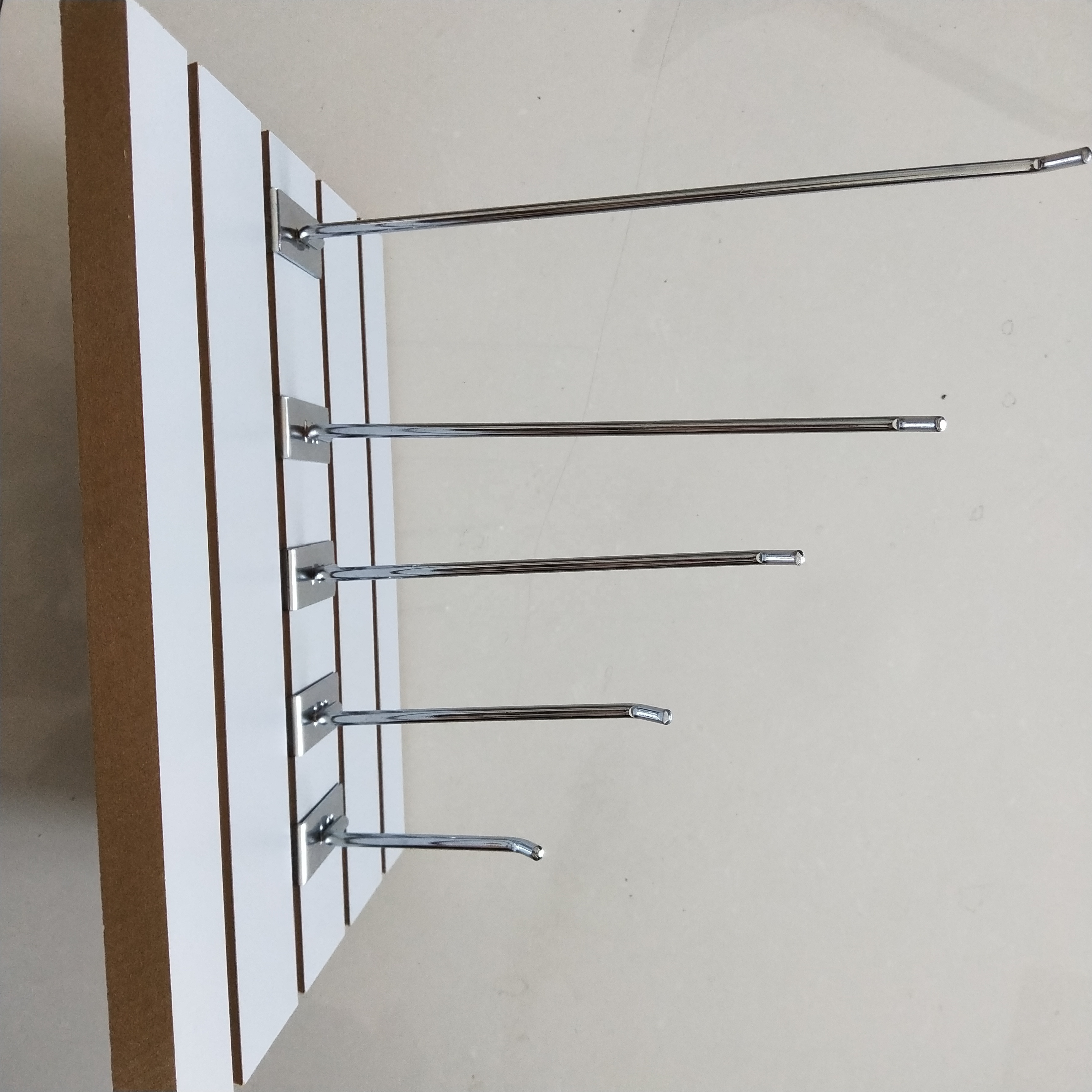 MDF Slatwall Board with hooks/slot mdf