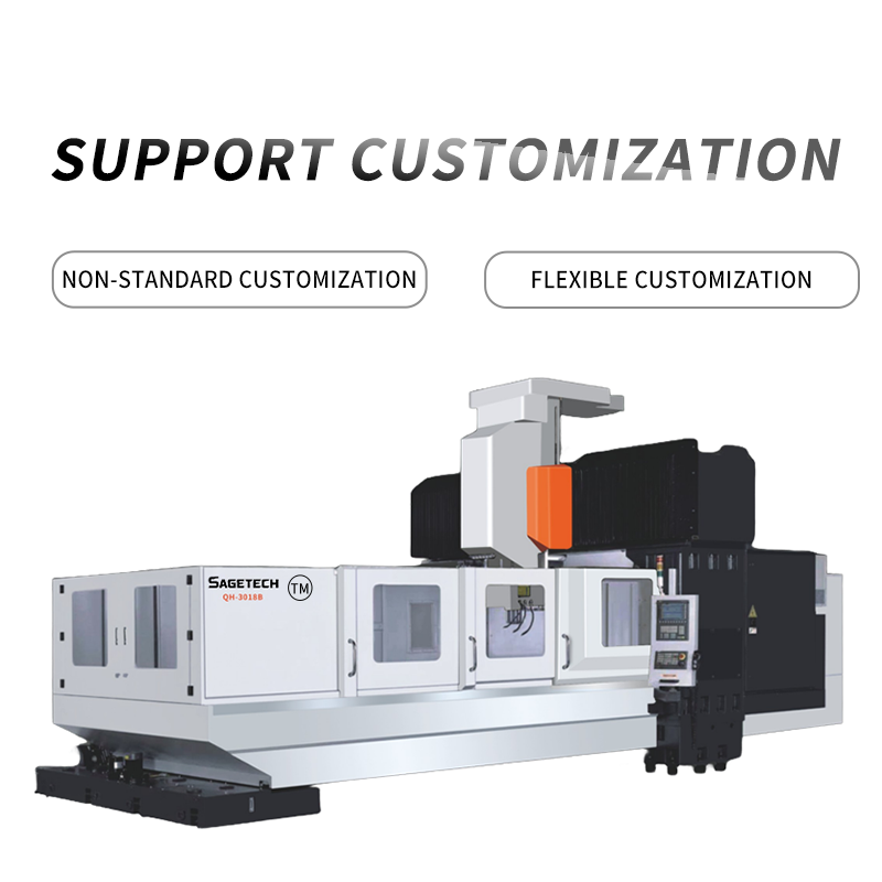 SageTech New Product 2024 3 Axis CNC Milling Machines Heavy Duty Cnc Machining Center Gantry Milling Machine for sale