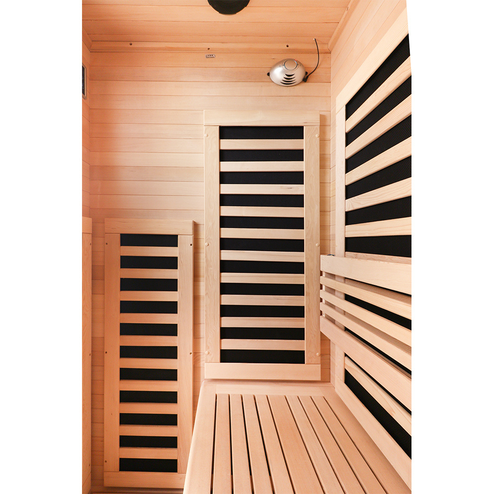 Personal Far Infared Sauna Dual Control Panel Physical light heating Heater led light therapy Sauna Room