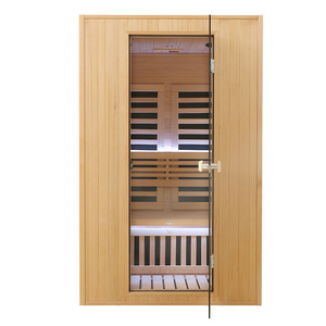 Personal Far Infared Sauna Dual Control Panel Physical light heating Heater led light therapy Sauna Room