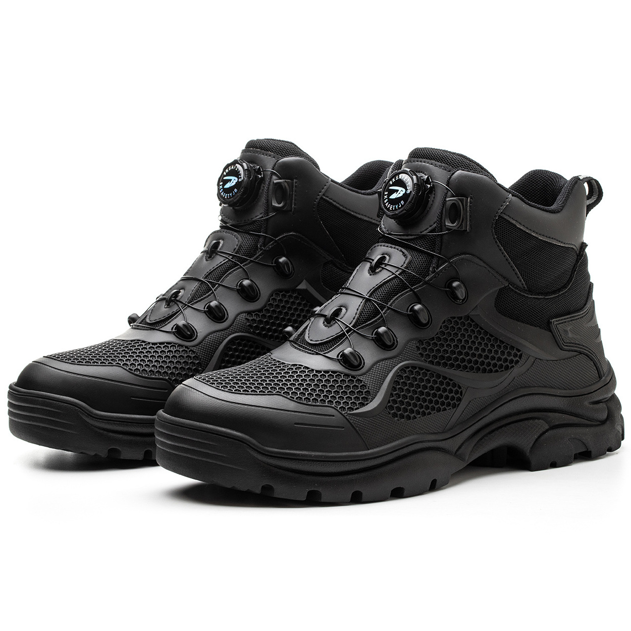 New arrival Black men's work work boots made of wear-resistant rubber outsole